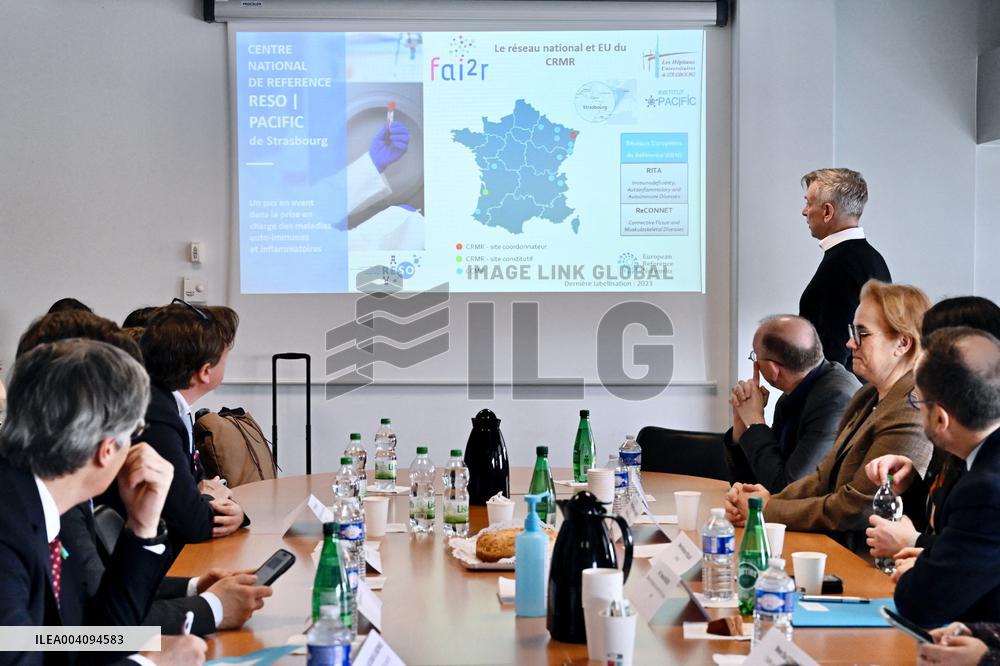 Yannick Neuder Visits Strasbourg