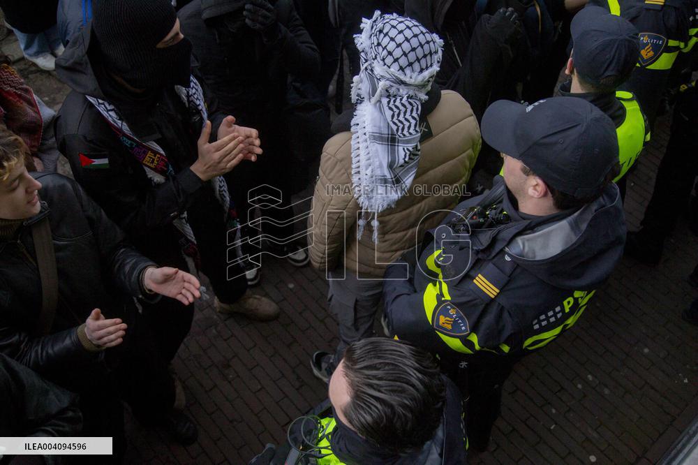 Pro-Palestine Protests - Amsterdam