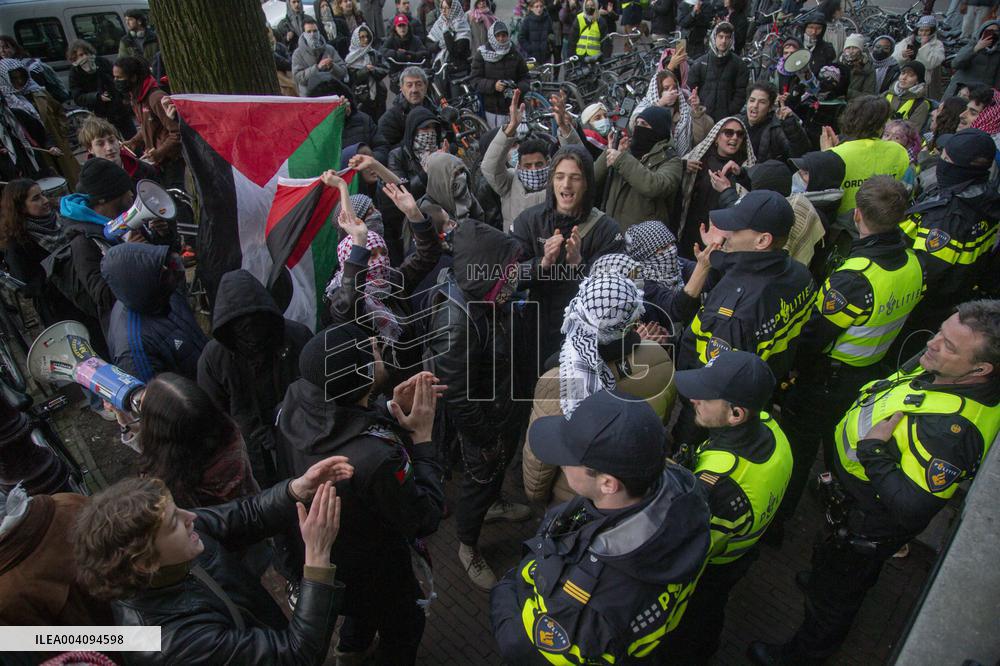 Pro-Palestine Protests - Amsterdam