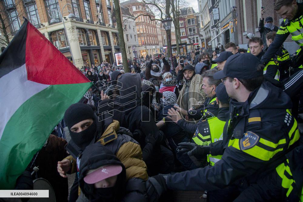 Pro-Palestine Protests - Amsterdam