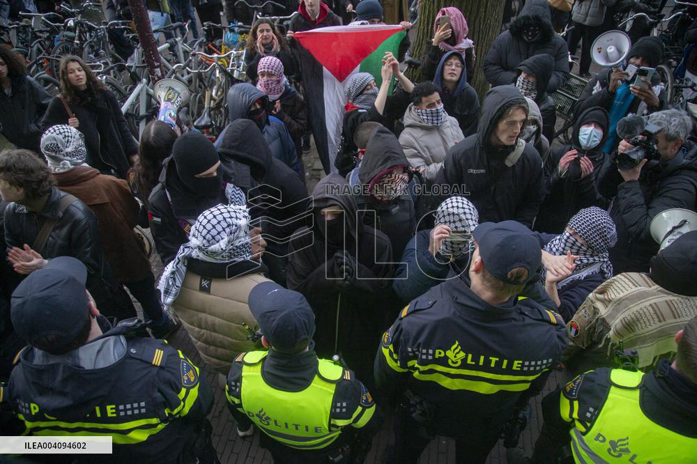 Pro-Palestine Protests - Amsterdam