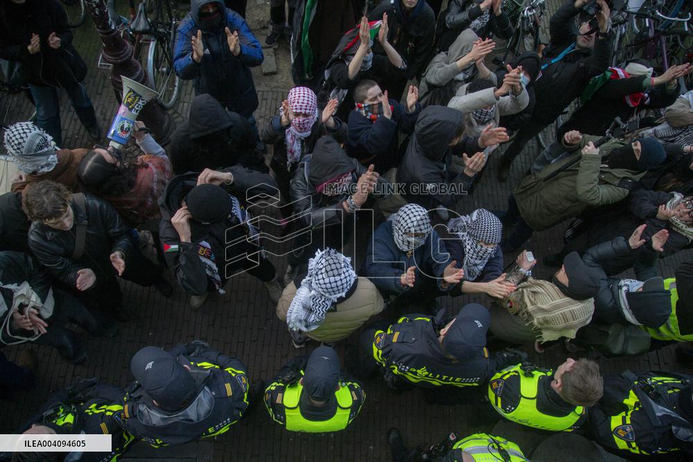 Pro-Palestine Protests - Amsterdam