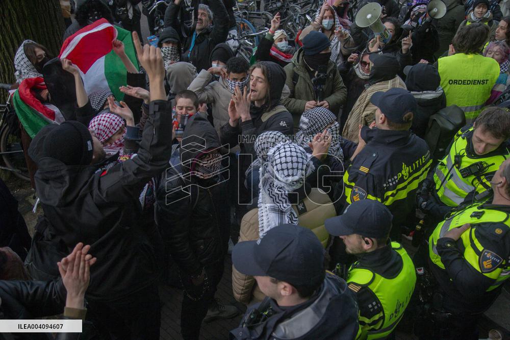 Pro-Palestine Protests - Amsterdam