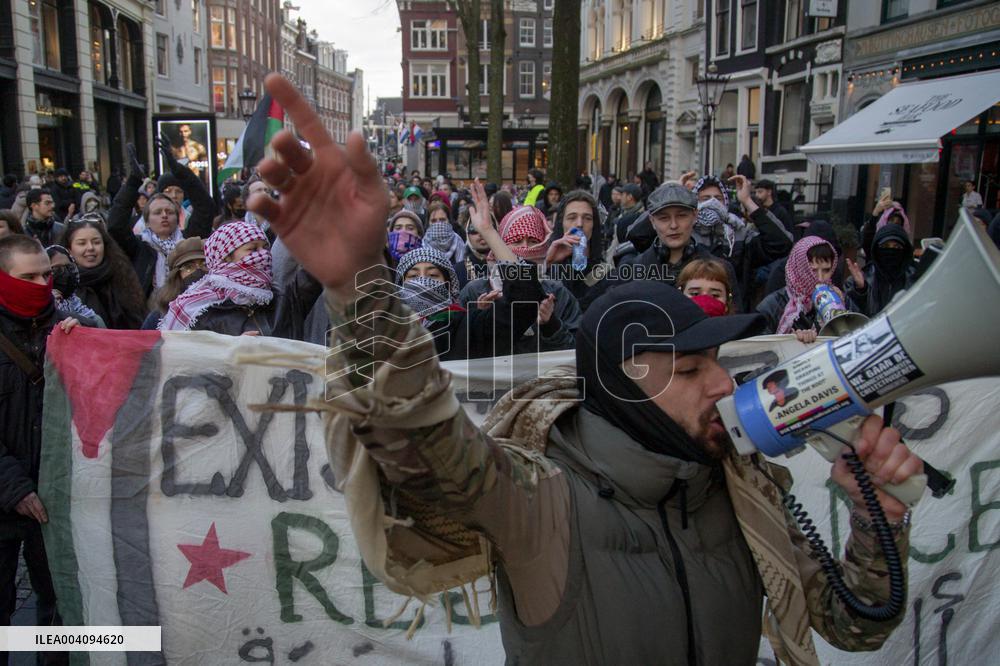 Pro-Palestine Protests - Amsterdam