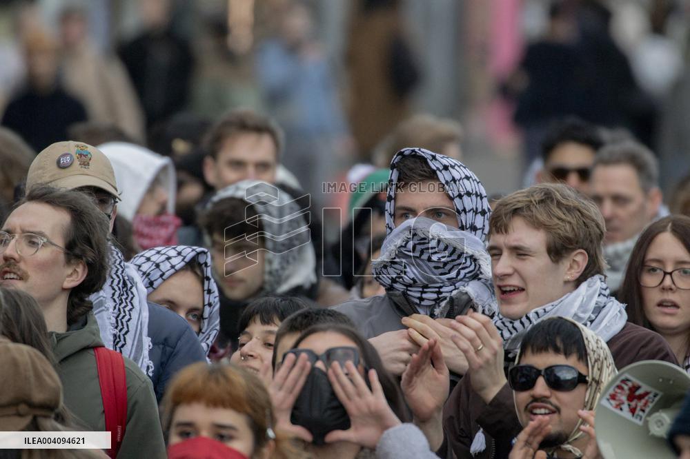Pro-Palestine Protests - Amsterdam