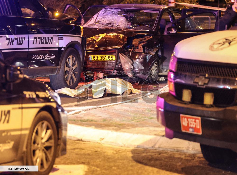 At Least 9 Injured in A Ram Car Attack - Israel
