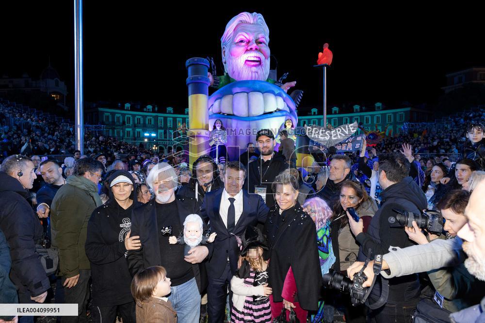 Paul Watson at The Closing of Nice Carnival 2025 - Nice