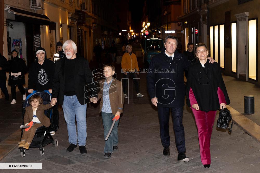 Paul Watson at The Closing of Nice Carnival 2025 - Nice