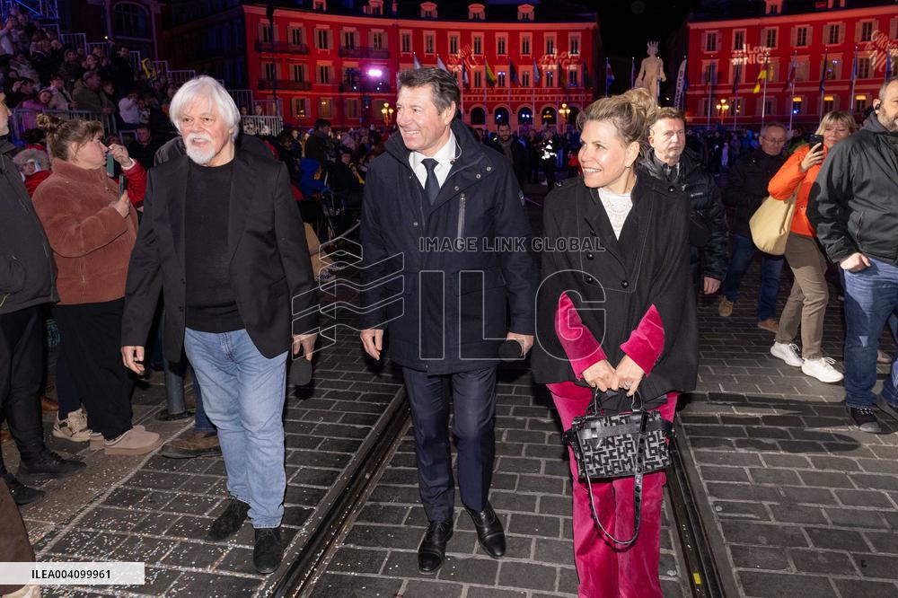 Paul Watson at The Closing of Nice Carnival 2025 - Nice