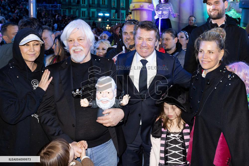 Paul Watson at The Closing of Nice Carnival 2025 - Nice