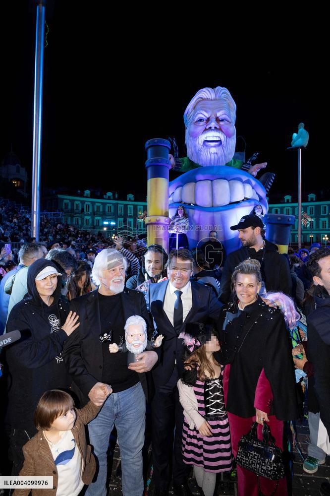 Paul Watson at The Closing of Nice Carnival 2025 - Nice