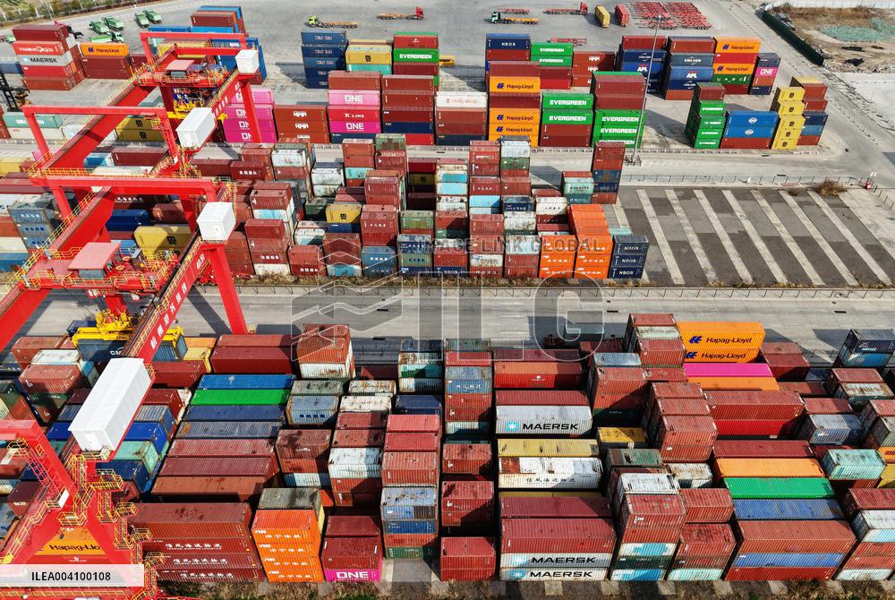 Xiasha Port Freight Yard in Hangzhou