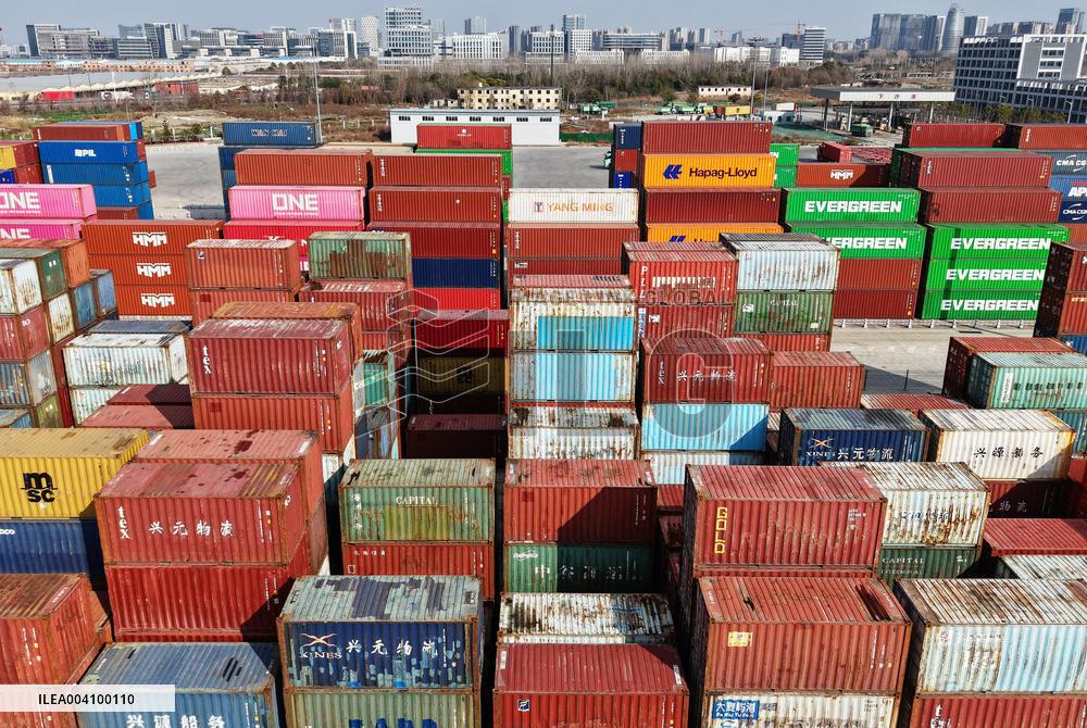 Xiasha Port Freight Yard in Hangzhou