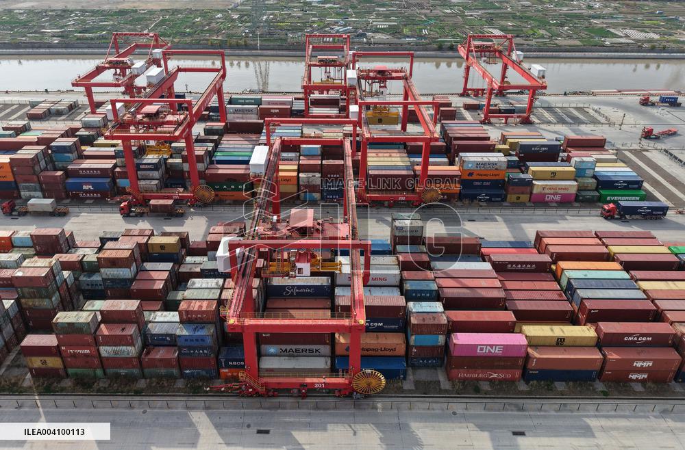 Xiasha Port Freight Yard in Hangzhou