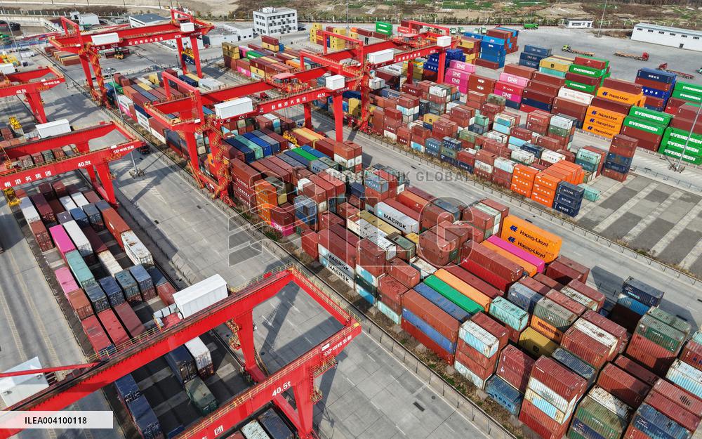 Xiasha Port Freight Yard in Hangzhou