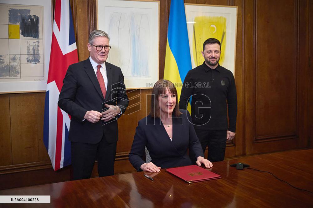 Sir Keir Starmer Welcomes Volodymyr Zelensky - London