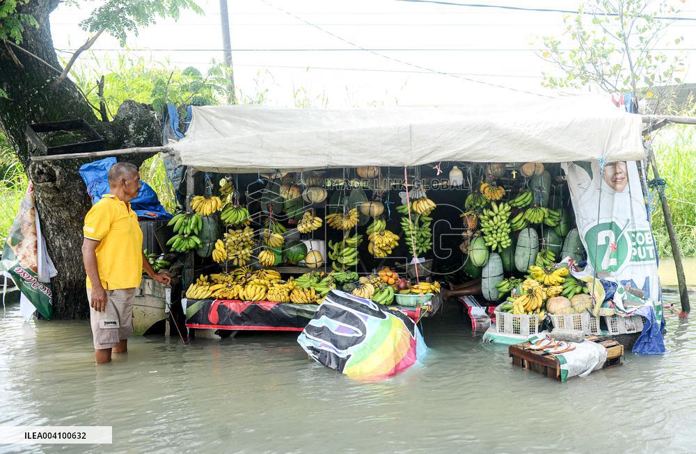 Flood Water After Heavy Rain - Indonesia