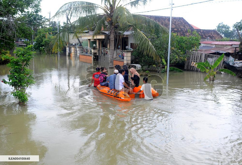 Flood Water After Heavy Rain - Indonesia