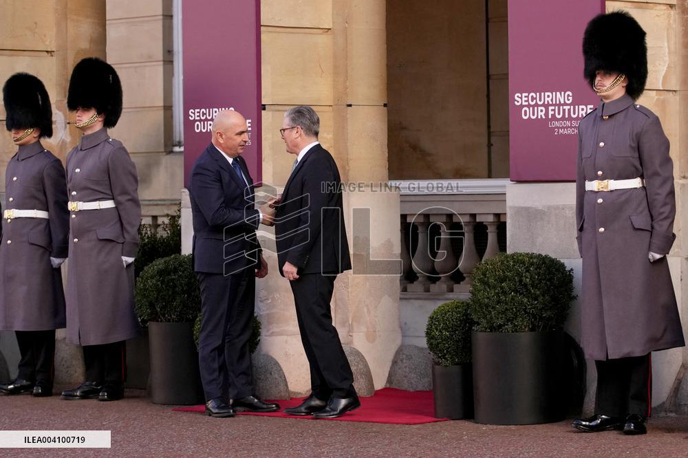 Arrivals at Summit on Ukraine - London