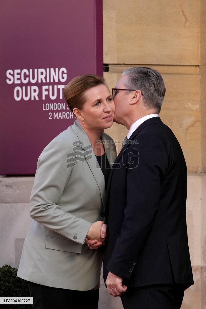 Arrivals at Summit on Ukraine - London