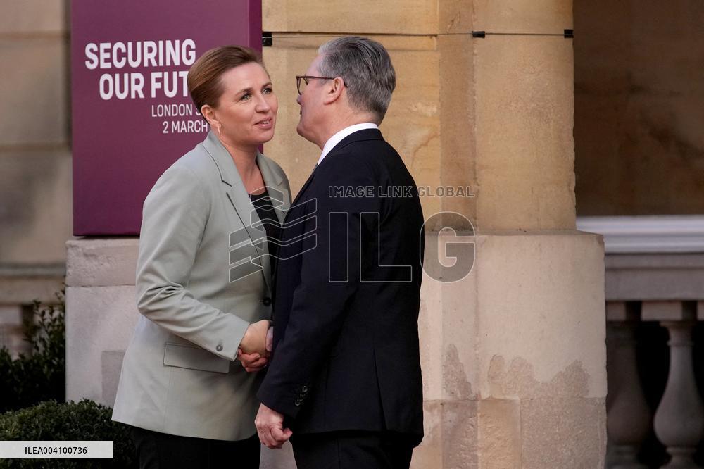 Arrivals at Summit on Ukraine - London