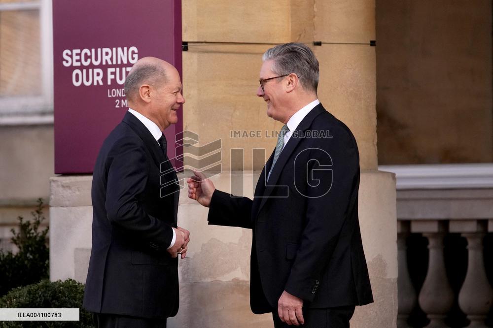 Arrivals at Summit on Ukraine - London