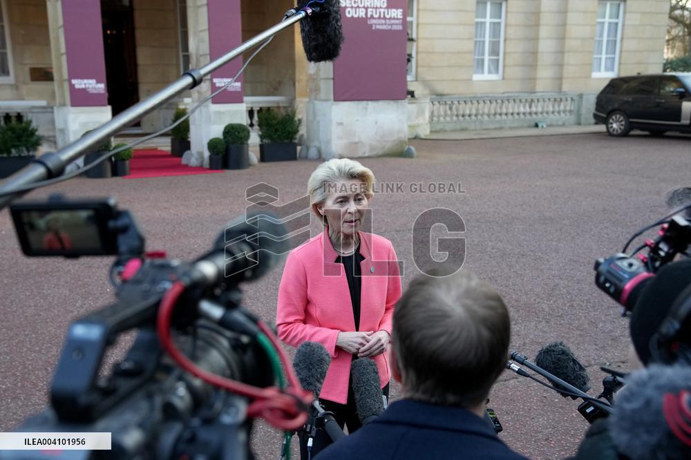 European Leaders Leave The Summit On Ukraine - London