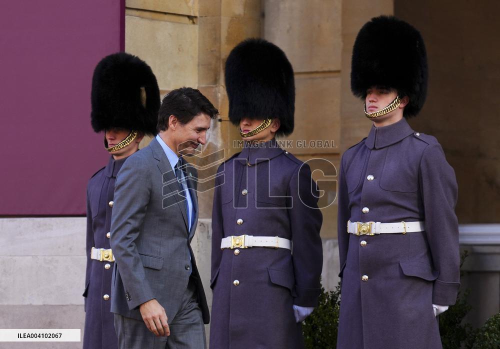 Arrivals at Summit on Ukraine - London