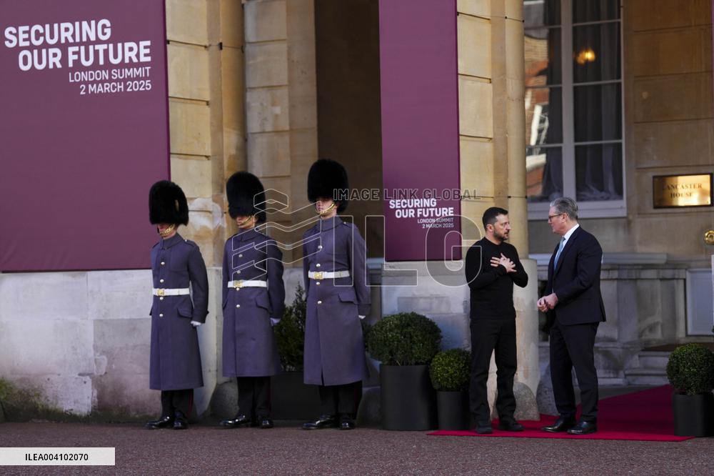 Arrivals at Summit on Ukraine - London