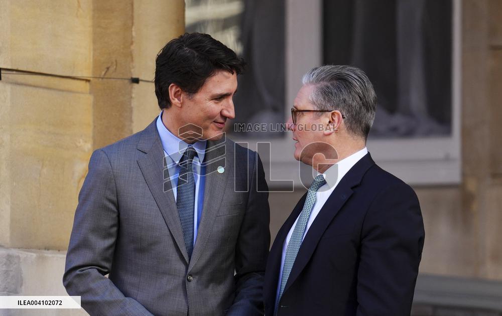 Arrivals at Summit on Ukraine - London