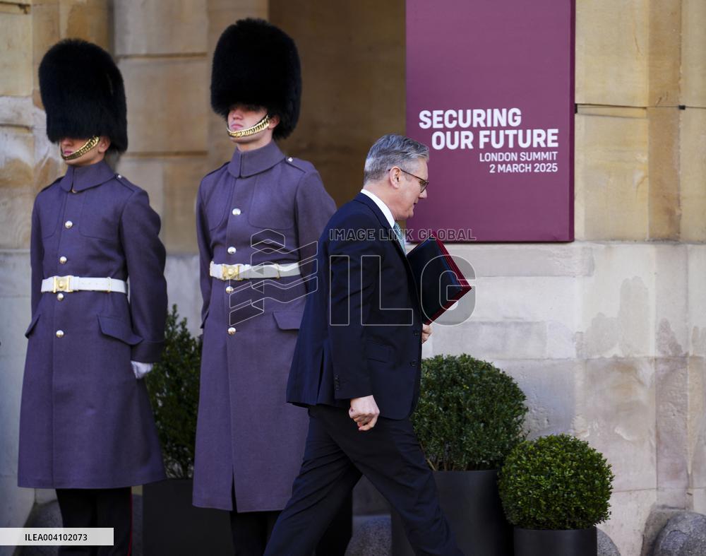 Arrivals at Summit on Ukraine - London
