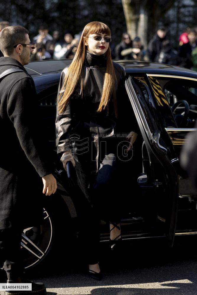 MFW - Giorgio Armani Arrivals