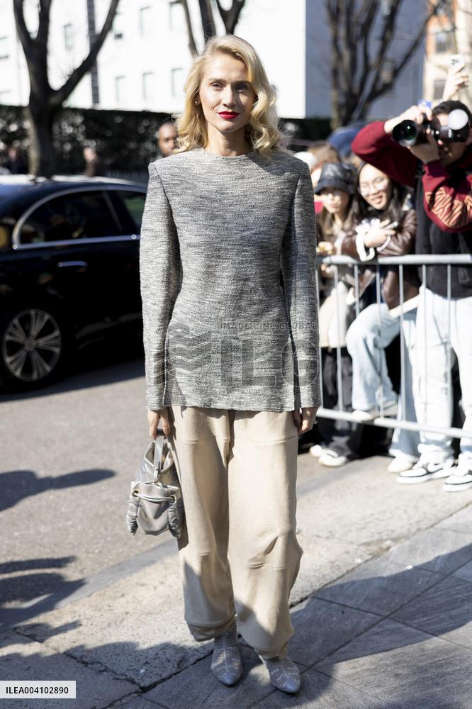 MFW - Giorgio Armani Arrivals