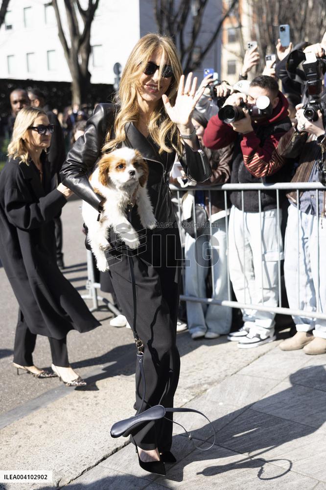 MFW - Giorgio Armani Arrivals