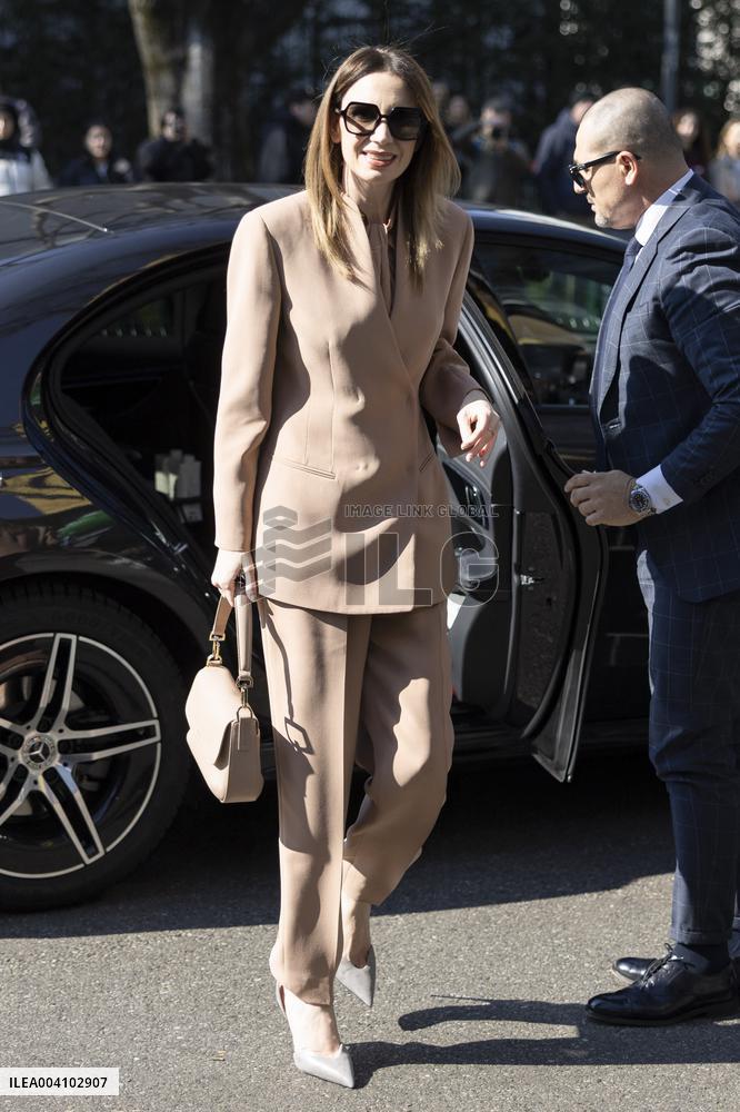 MFW - Giorgio Armani Arrivals