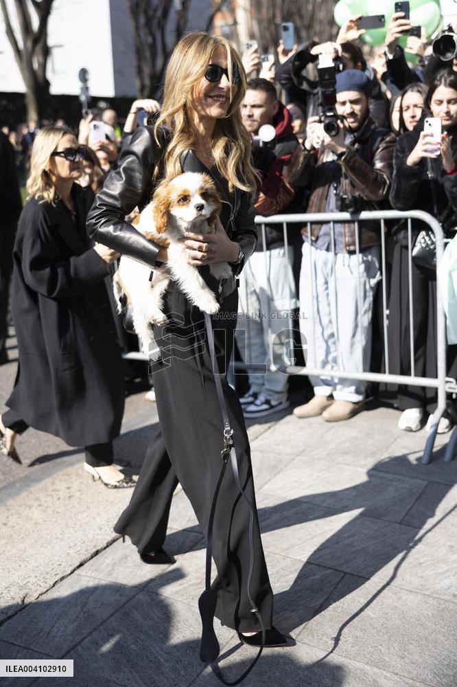 MFW - Giorgio Armani Arrivals