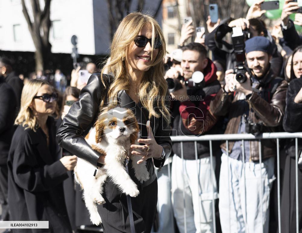 MFW - Giorgio Armani Arrivals