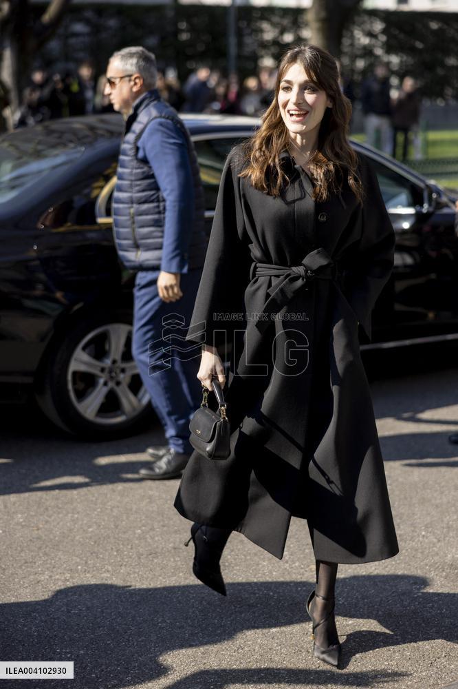 MFW - Giorgio Armani Arrivals