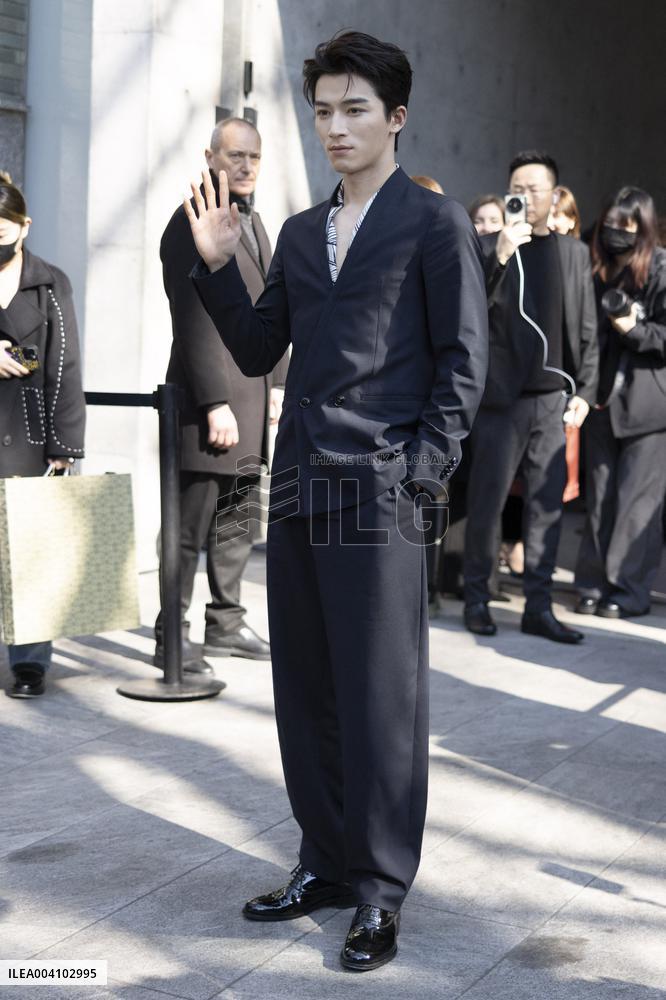 MFW - Giorgio Armani Arrivals