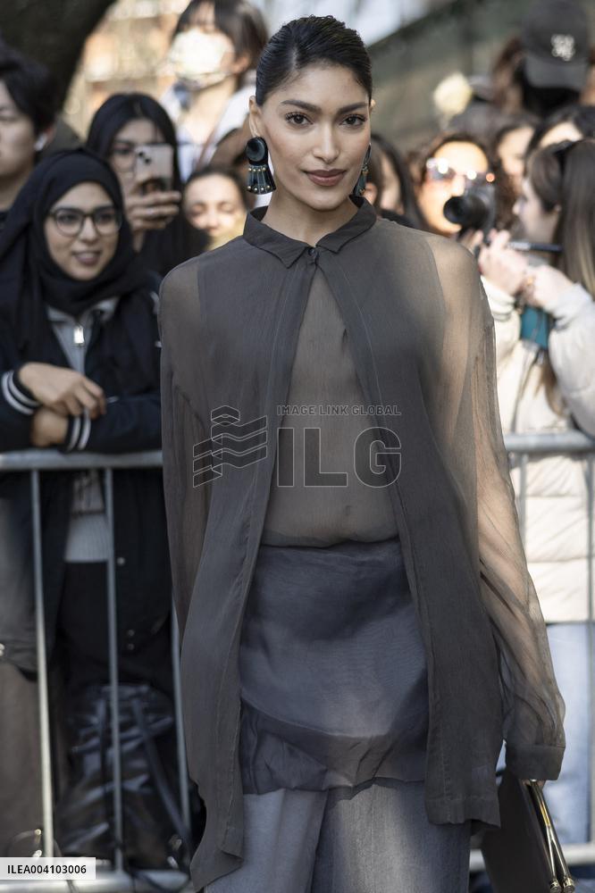MFW - Giorgio Armani Arrivals