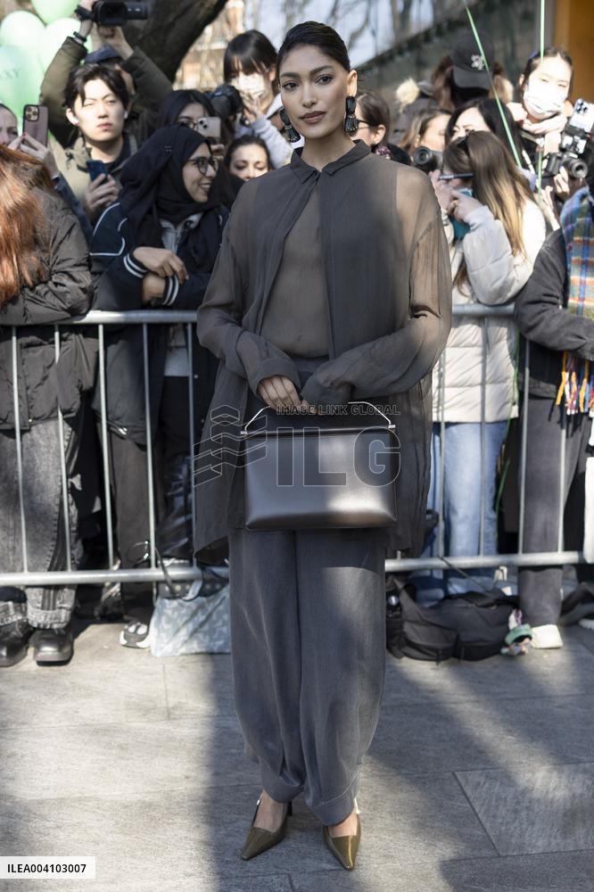 MFW - Giorgio Armani Arrivals