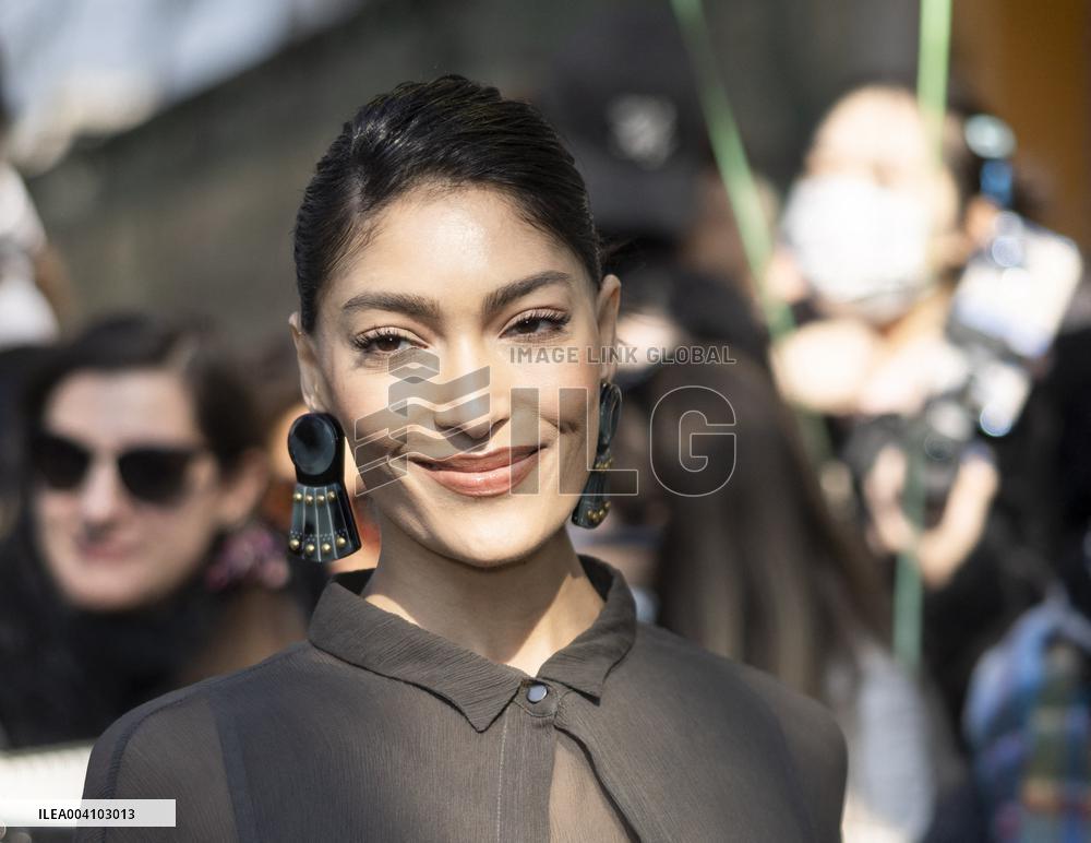 MFW - Giorgio Armani Arrivals