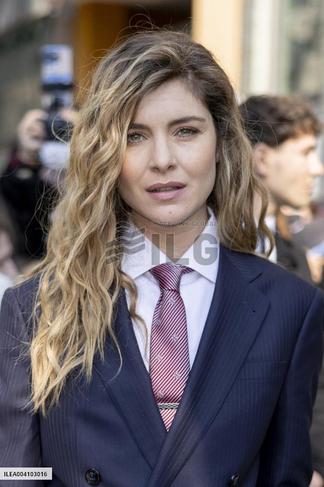 MFW - Giorgio Armani Arrivals