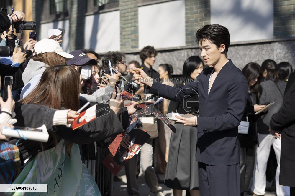 MFW - Giorgio Armani Arrivals