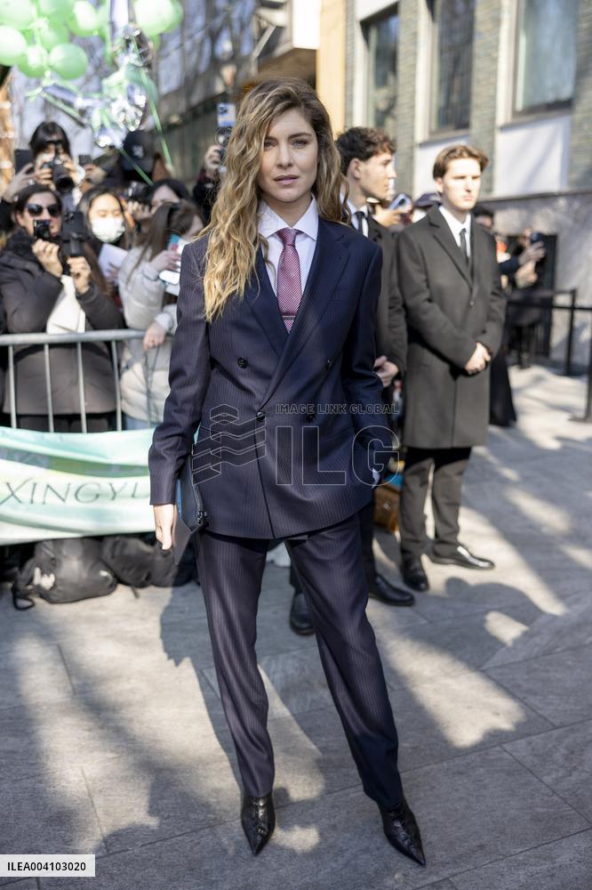 MFW - Giorgio Armani Arrivals