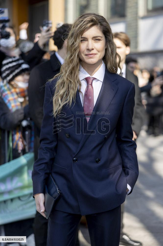 MFW - Giorgio Armani Arrivals