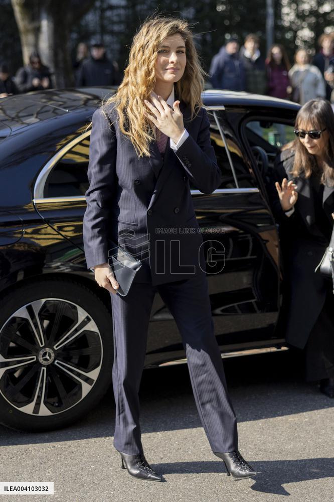 MFW - Giorgio Armani Arrivals