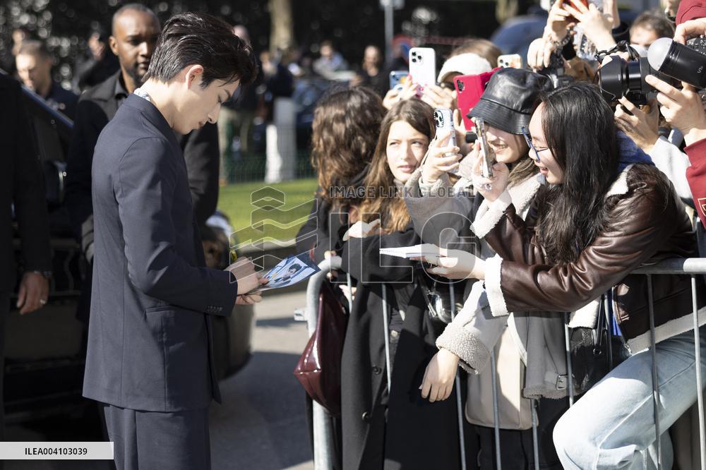 MFW - Giorgio Armani Arrivals