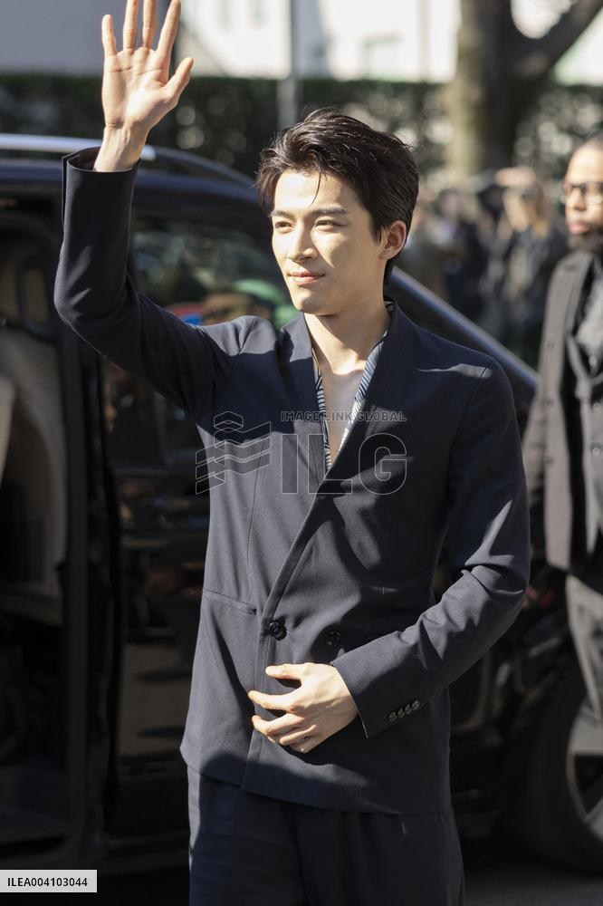 MFW - Giorgio Armani Arrivals