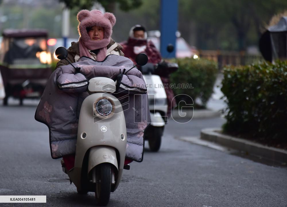 Cold Wave Blue Alert in Fuyang